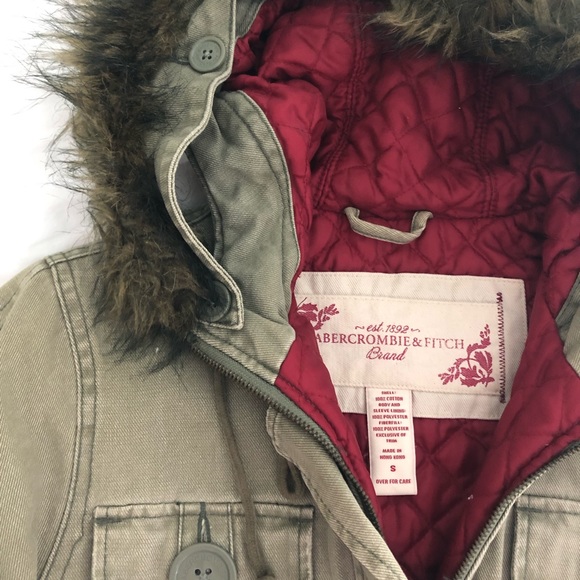 Abercrombie & Fitch Army Green Jacket - Picture 5 of 6